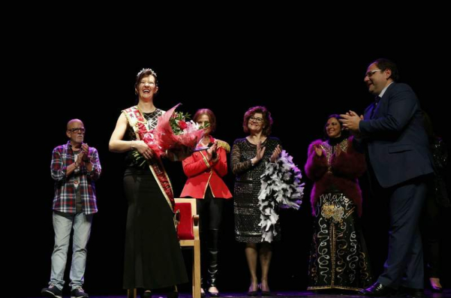 judith garcía ya reina como musa del carnaval bañezano