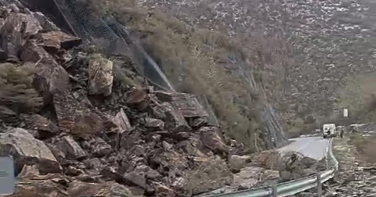 DESPRENDIMIENTO: Un Derrumbe De Rocas Entre Faro Y Peranzanes ...