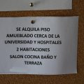 Anuncio alquiler de piso en la Universidad