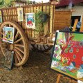 Patios con Arte suma en Santa Colomba su séptima edición con la presencia de 60 artesanos.