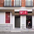Vista de la sede del PSOE en la madrileña Calle Ferraz. EFE/ Borja Sanchez-Trillo