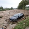 Aspecto de las inmediaciones de la Ronda Sur de Granollers (Barcelona) el pasado día 5 a causa de las precipitaciones torrenciales que dejaron hasta 90 litros por metro cuadrado en una hora. EFE/Quique García.