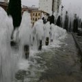 Imagen de la fuente de la plaza de Santa Ana.