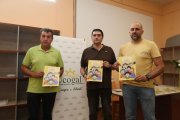 Arsenio Melón, Antonio Manilla y Héctor Llorente, en la presentación del cómic.