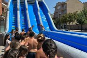 La fiesta del agua ayudó a combatir las altas temperaturas.