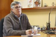 Entrevista al presidente del Ademar, Tano Franco, en San Martín del Camino. F. Otero Perandones.