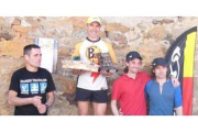 Saúl Álvarez (i) y Pedro Moredo brillaron en el campeonato autonómico