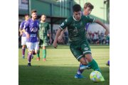 Atlético Astorga y La Bañeza, durante un partido. JESÚS F. SALVADORES