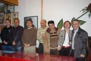 La imagen muestra la nueva directiva de los socialistas de Bembibre