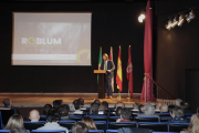 Yann Dumont, CEO de Reolum, durante la presentación del proyecto de biomasa. DL