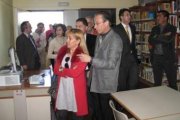Isabel Carrasco realizó una visita al centro de alzhéimer de La Aldea