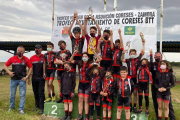 El CD Bembibre BTT cosechó numerosas medallas en la Copa de Escuelas. CLUB BEMBIBRE BTT