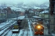 Aspecto que presentaba ayer la estación de ferrocarriles de Ponferrada