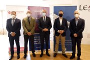 El Ayuntamiento acogió ayer la presentación del primer nodo de ciberseguridad del país. MARCIANO PÉREZ