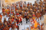 Parte del diorama de 35 metros cuadrados que recrea, a escala ‘click’, la vida en una urbe romana. No falta el ejército de legionarios, ni los símbolos del poder del Imperio, ni el ágora, el senado o un anfitetro
