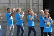 Una acción reivindicativa de la lengua de signos hace un tiempo en Ponferrada. L. DE LA MATA