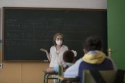 Clases de refuerzo en el Colegio San Claudio.
