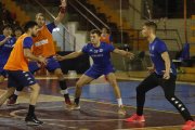 Sesión de entrenamiento de los jugadores ademaristas. JESÚS F. SALVADORES