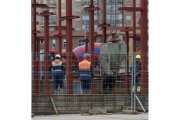 La construcción fue el único sector que destruyó empleo durante el tercer trimestre, el mejor en términos laborales desde la irrupción del covid. FERNANDO OTERO