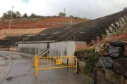 Zona de actuación del Bembibre Arena, ayer. DE LA MATA