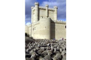 El castillo de Fuensaldaña, donde están las cortes vallisoletanas