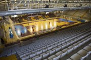 El Palacio de Deportes reabrirá sus puertas este viernes para el Ademar-Cangas. FERNANDO OTERO