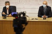 Javier Sanz y José Antonio Diez presentaron ayer la ampliación. RAMIRO