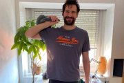 Erwin Feuchtmann entrena dos veces al día desde casa como el resto de compañeros del Ademar. DL