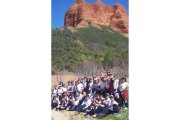 Los alumnos del San José Agustinas en el paraje de Las Médulas