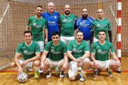 Formación del Pinaster, campeón de Liga Veteranos Ponferrada. DL
