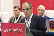 Marcelino Maté sigue con la rueda de consultas con los clubes de Castilla y León. FCYLF