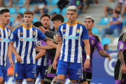El equipo deportivista realizará esta tarde su penúltima prueba antes de iniciar la temporada. L. DE LA MATA