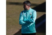 Nanín, entrenador del equipo virginiano. FERNANDO OTERO