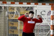 Dino Slavic volverá a entrenarse hoy a las órdenes de Rafa Guijosa en el Palacio de Deportes.