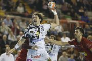 Fede Vieyra regresó ante el Cangas. JESÚS F. SALVADORES