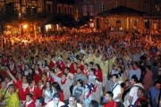 El Festival de Peñas pone cada año el punto y final a las Fiestas de San Juan de Sahagún