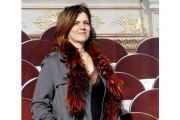 La directora y cantante francesa Agnes Jaoui, durante la presentación de la película
