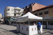 Puestos de la Feria del Libro de La Bañeza