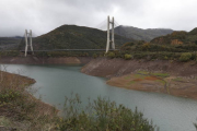 Imagen del embalse de Barrios de Luna, la semana pasada. RAMIRO