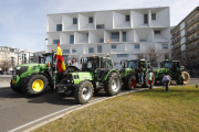 El campo estalla con una nueva tractorada en León.