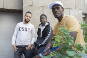 Mounir Elayyani, de Marruecos, Alasane Fainke, de Mali y Khadim Lo, de Senegal.