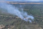 Imagen del incendio en Villaviciosa de la Ribera