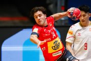 Carlos Álvarez, durante un partido con los Hispanos en el Mundial.