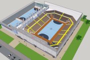 Recreación de lo que iba a ser el 'Ademar Arena'.