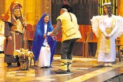 Una Pastorada en la Catedral, en la Misa del Gallo.