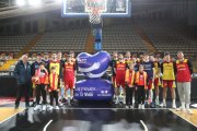 La selección española de baloncesto ya entrenó en el Palacio de Deportes de León antes de su partido contra Bélgica.