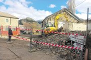 Comenzaron las obras de demolición en la localidad.