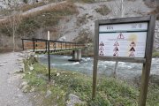 Ruta del Cares, en su entrada desde Caín.