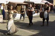 Un momento de la apertura del Encuentro de Juglares, este viernes en Sahagún.