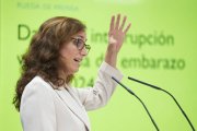 La ministra de Sanidad, Mónica García, presenta en rueda de prensa, los datos de las interrupciones voluntarias del embarazo realizadas en España en 2024